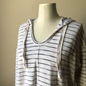 LOFT scoop neck hoodie